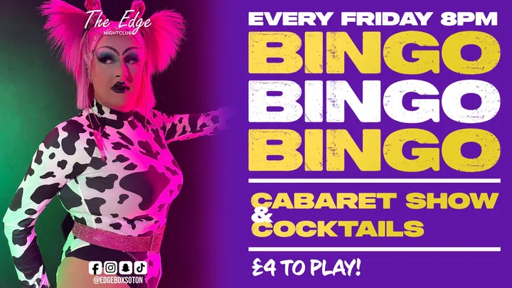 🎤Bingo, Cabaret & Cocktails - Prizes to be won!🎁