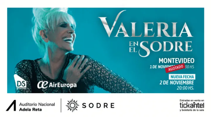 Valeria Lynch en el Sodre