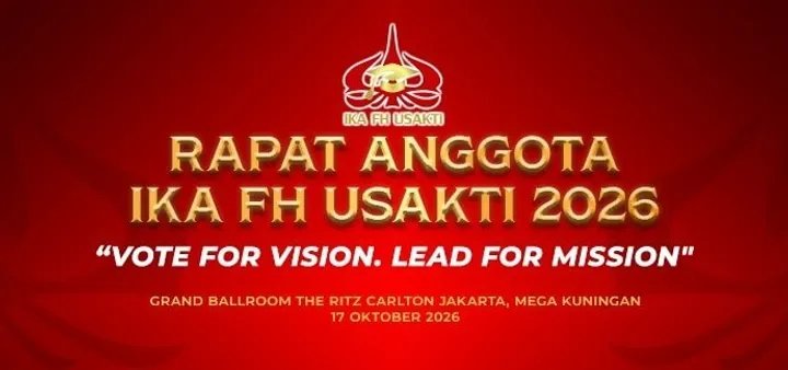 (OFFLINE) RAPAT ANGGOTA IKATAN ALUMNI FAKULTAS HUKUM UNIVERSITAS TRISAKTI (IKA FH USAKTI) 2026
