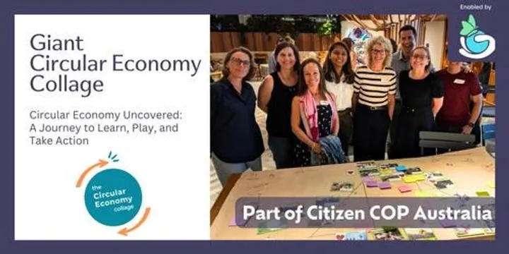 Giant Circular Economy Collage Brisbane - Citizen COP 2026