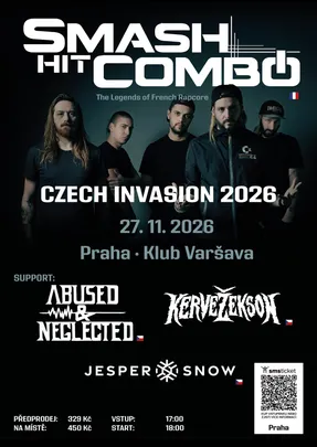 SMASH HIT COMBO (FR) - RAPCORE INVASION 2026 - Praha