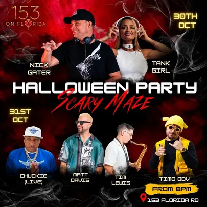 Halloween Party 30th & 31st Oct 2026