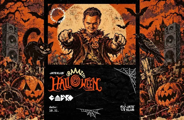 JATE Klub CRAAAZZYY Halloween // Gabro