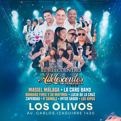 El Reencuentro: Ex Adolescentes de Venezuela, Masiel Málaga, La Caro Band y más en Los Olivos