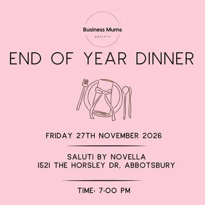 End of year dinner