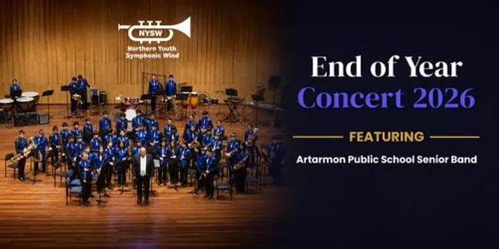 Northern Youth Symphonic Wind End of Year Concert 2026