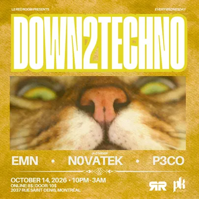DOWN2TECHNO: Every Wednesday