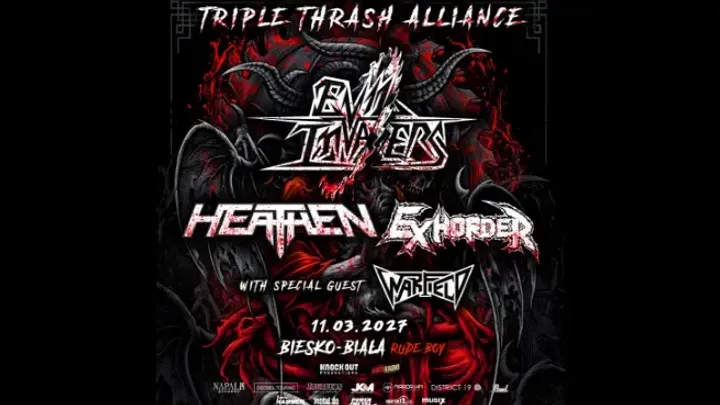 Heathen, Exhorder, Evil Invaders