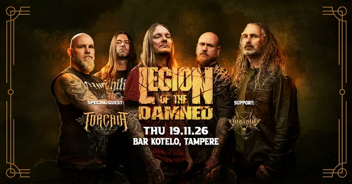 19.11.2026 LEGION OF THE DAMNED / TORCHIA/ VITRIOLIC