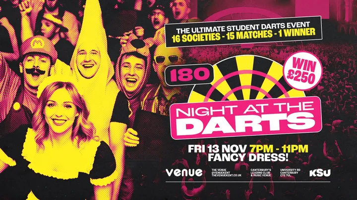 NIGHT AT THE DARTS 🎯 Ally Pally comes to Canterbury!