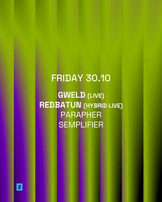 Toffler presents GWELD (LIVE), REDBATUN (HYBRID LIVE)