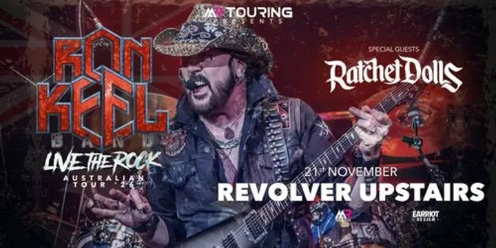 Ron Keel LIVE THE ROCK — Australian Tour 2026