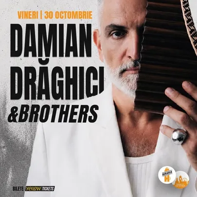 Damian Drăghici & Brothers în concert la Berăria H | 30 octombrie 2026