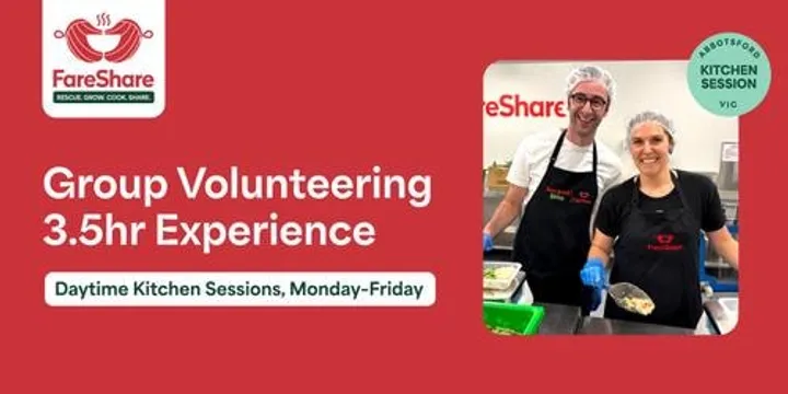 2027 3.5 hr Kitchen Volunteering Experience Melbourne