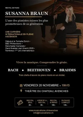 Bach · Beethoven · Brahms - Susanna Braun, piano