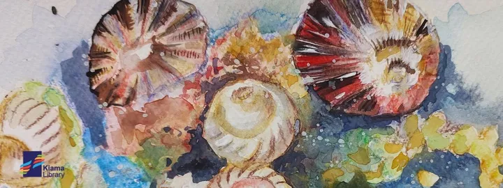 Watercolour Seashells @ KIAMA LIBRARY