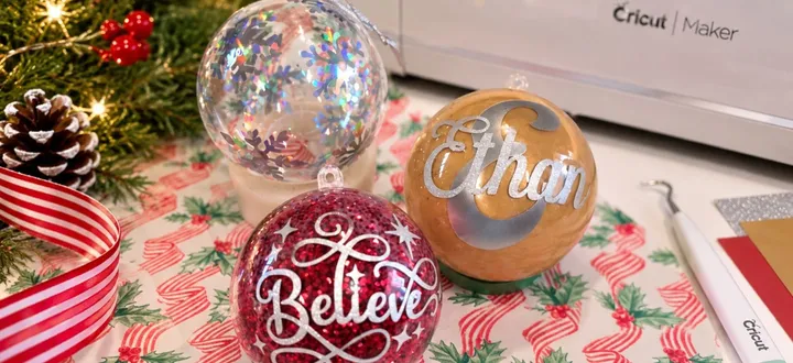 MakerSpace skills:Personalised Christmas baubles & ornaments