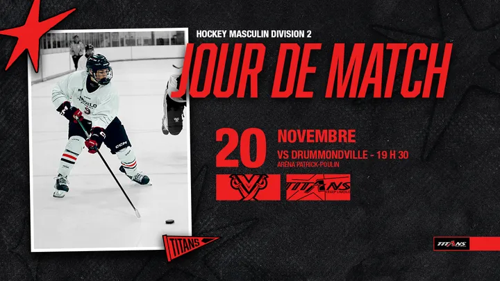 MATCH HOCKEY MASCULIN - LIMOILOU CONTRE DRUMMONDVILLE