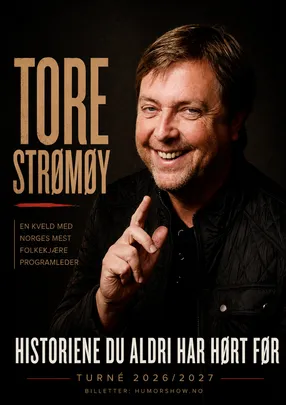 30 ÅR PÅ SPORET - Historiene du aldri har hørt - En sceneforestilling med Tore Strømøy // Hvelvet Scene