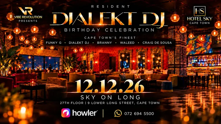 Vibe Revolution Presents Resident Dialekt DJ Birthday Celebration