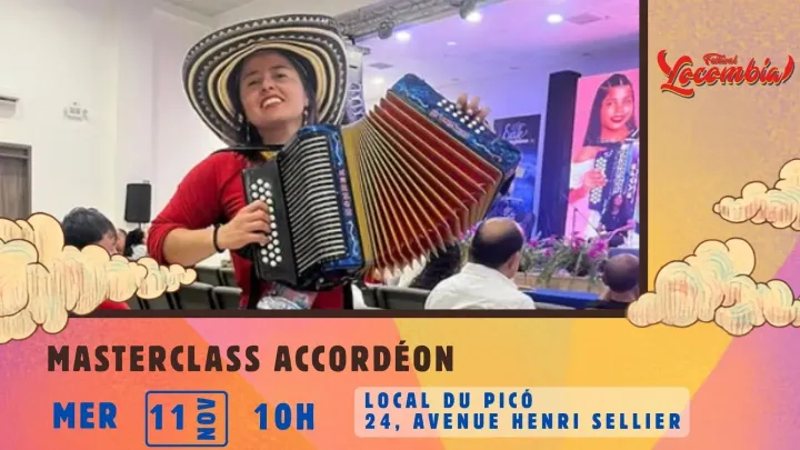 Masterclass Accordéon Vallenato avec EVAFE - Festival Locombia #10
