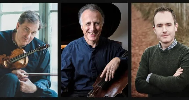 Philippe Graffin (violin), Raphael Wallfisch (cello), Simon Callaghan (piano)