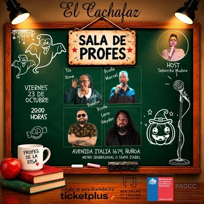Show de stand up-Sala de Profes-Viernes 23 de Octubre 20 hrs