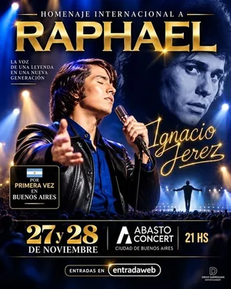 IGNACIO JEREZ presenta HOMENAJE INTERNACIONAL A RAPHAEL