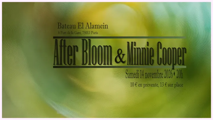 SAM 14/11 -After Bloom + Minnie Cooper