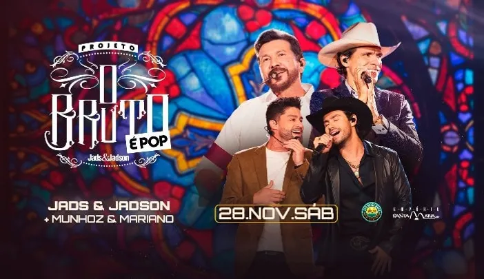 O BRUTO É POP - Jads & Jadson convidam Munhoz & Mariano
