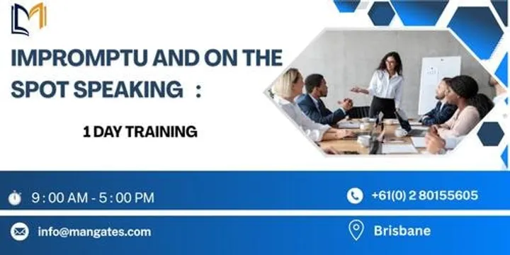 Impromptu and On the Spot Speaking: 1-Day Training in Brisbane