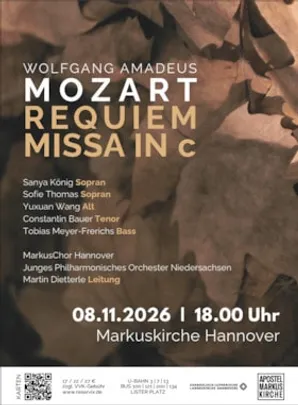 W.A. Mozart: Requiem und c-Moll Messe - Chorkonzert
