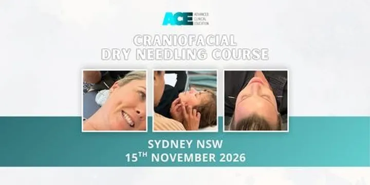 Craniofacial Dry Needling Course SYDNEY NSW (15 Nov 2026)