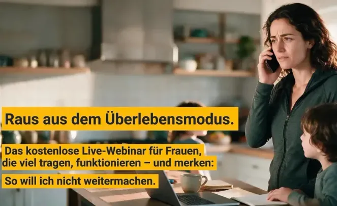 Kostenloses Live-Webinar für Frauen im Dauerstress