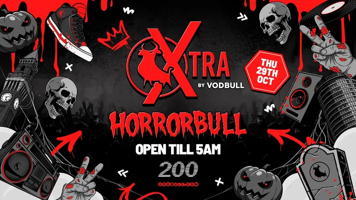 Vodbull Xtra [RnB, House /Tech House & Desi Special] @ 200 👀 HALLOWEEN HORRORBULL SPECIAL!! OPEN TILL 5AM!! 29/10