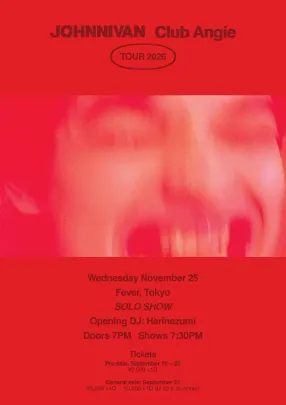 Johnnivan - Club Angie in Tokyo