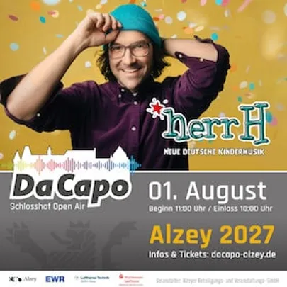 Da Capo 2027 - herr H - Das Kinder-Mitmach-Konzert