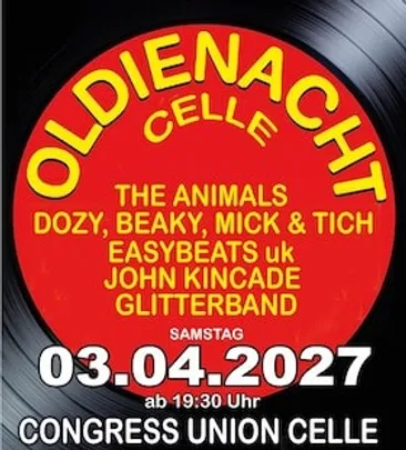 OLDIENACHT Celle - Die Originalbands  der 60er und 70er Jahre