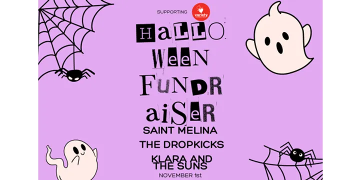 Halloween Fundraiser w/ Saint Melina + The Dropkicks + Klara and the Suns