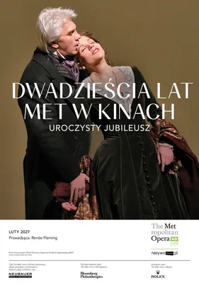 Dwadzieścia lat Met w kinach: uroczysty jubileusz - The Met: Live in HD 2026–27