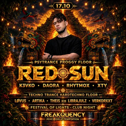 Freakquency with Red Sun X Festival of Lights Club Night