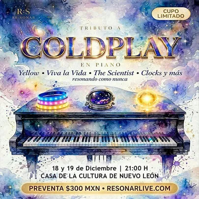 RE:SONAR • COLDPLAY en PIANO [MTY]