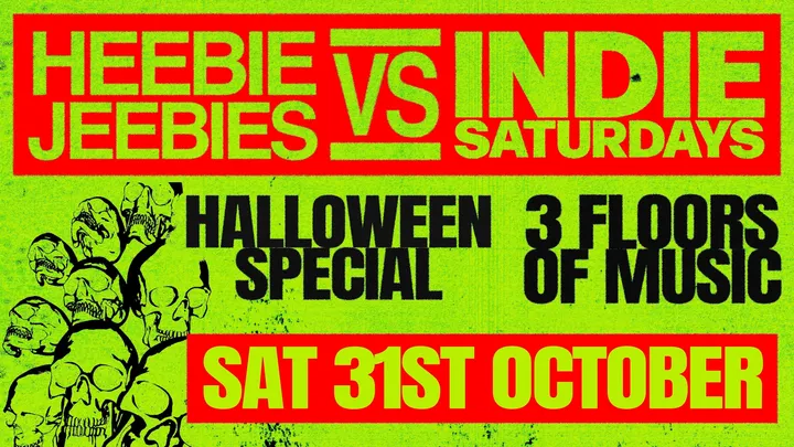 Heebie Jeebies Vs Indie Saturdays Halloween Special