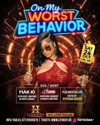 ON MY WORST BEHAVIOR @ LA LOUNGE (HACIENDA)