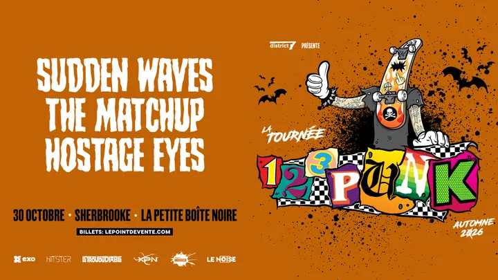 La Tournée 123Punk 2026 à Sherbrooke