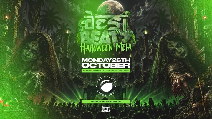 Desi Beatz Nottingham : HALLOWEEN MELA! | THE PALAIS NOTTINGHAM