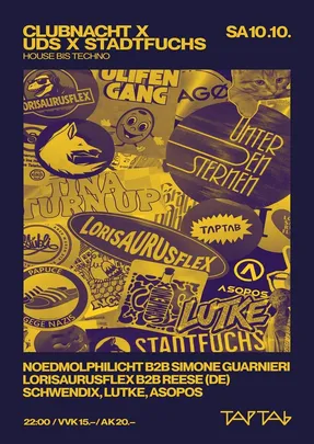 TapTab CLUBNACHT präsentiert: UDS [SH] x STADTFUCHS [SG]