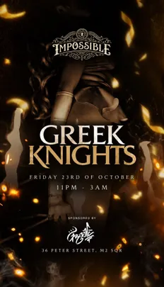 GREEK KNIGHTS 23.10.2026