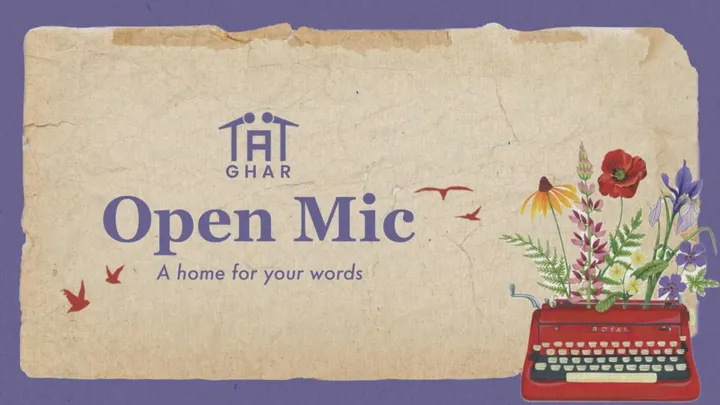 Ghar - An Open Mic for Words by Tape A Tale | Vadodara