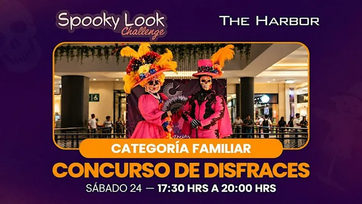 Spooky Look Challenge · Concurso de Disfraces Familiar